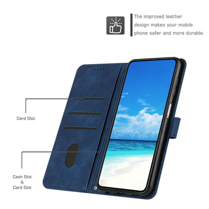 For Oppo Reno13 Pro 5G Case Viewing Stand PU Leather Phone Cover Imprinted Heart Pattern