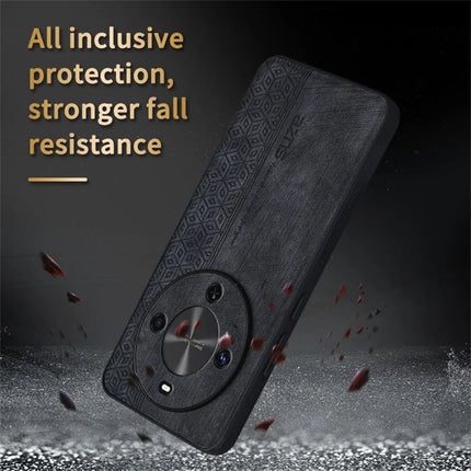 AZNS For Huawei Enjoy 70X Case Protective PU Leather Covered TPU Phone Shell