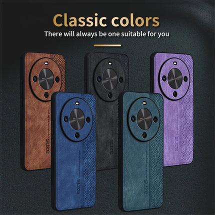 AZNS For Huawei Enjoy 70X Case Protective PU Leather Covered TPU Phone Shell