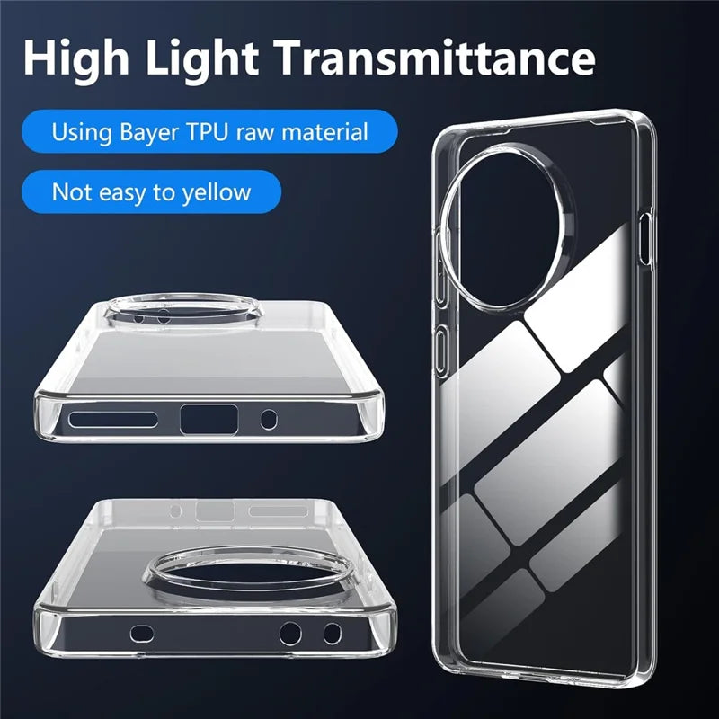ShopCaseCart Slim Premium OnePlus 13R 5G Protective cover Anti-Fingerprint Crystal Clear TPU Phone Guard