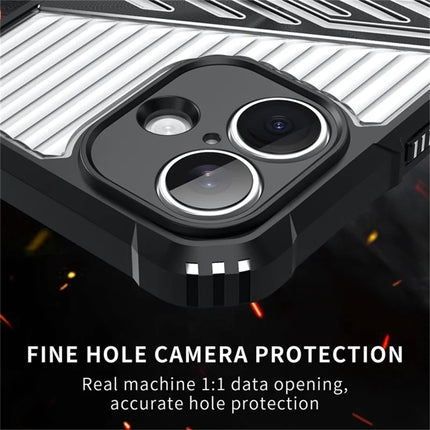 For iPhone 16 Plus Case Folding Kickstand PC + TPU Anti Drop Phone Cover