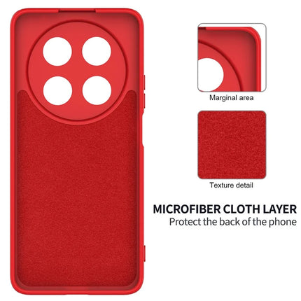 For Huawei nova 13i Liquid Silicone Case Phone Back Cover with Hand Strap