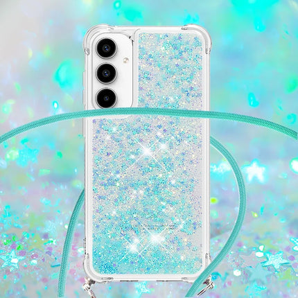 For Samsung Galaxy A56 5G TPU Case Quicksand Design Phone Cover with Lanyard