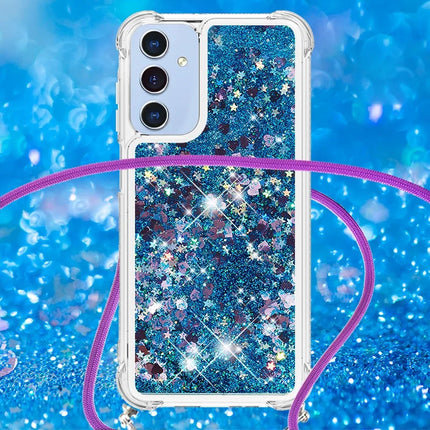 For Samsung Galaxy A26 5G TPU Case Quicksand Design Phone Cover with Lanyard