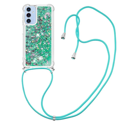 For Samsung Galaxy A26 5G TPU Case Quicksand Design Phone Cover with Lanyard