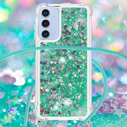 For Samsung Galaxy A26 5G TPU Case Quicksand Design Phone Cover with Lanyard