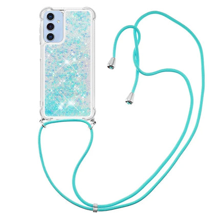 For Samsung Galaxy A26 5G TPU Case Quicksand Design Phone Cover with Lanyard