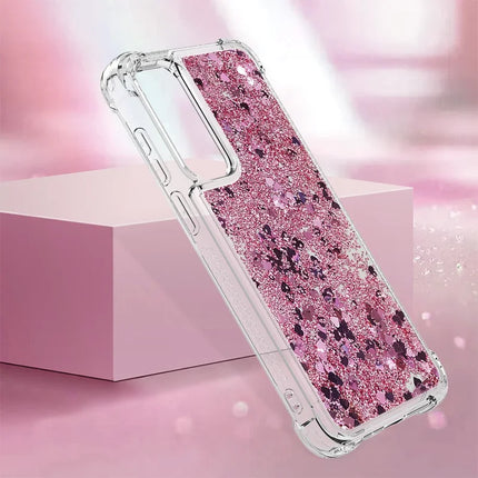 For Samsung Galaxy A56 5G TPU Case Glitter Quicksand Shockproof Phone Back Cover
