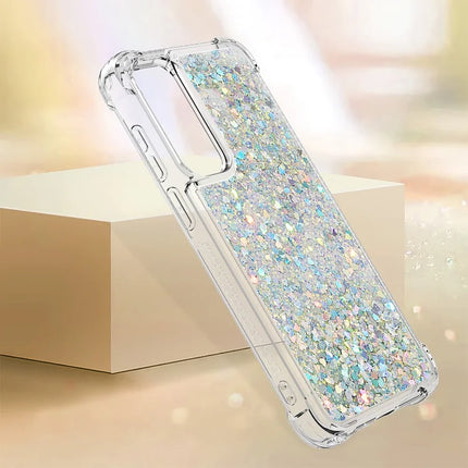 For Samsung Galaxy A56 5G TPU Case Glitter Quicksand Shockproof Phone Back Cover