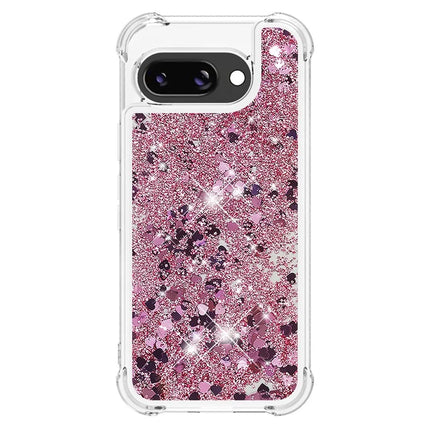 For Google Pixel 9a TPU Case Glitter Quicksand Shockproof Phone Back Cover