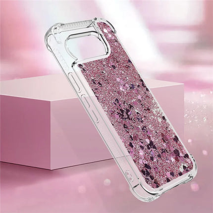 For Google Pixel 9a TPU Case Glitter Quicksand Shockproof Phone Back Cover