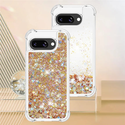 For Google Pixel 9a TPU Case Glitter Quicksand Shockproof Phone Back Cover