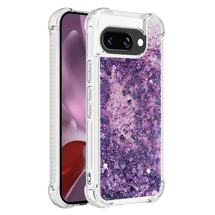 For Google Pixel 9a TPU Case Glitter Quicksand Shockproof Phone Back Cover
