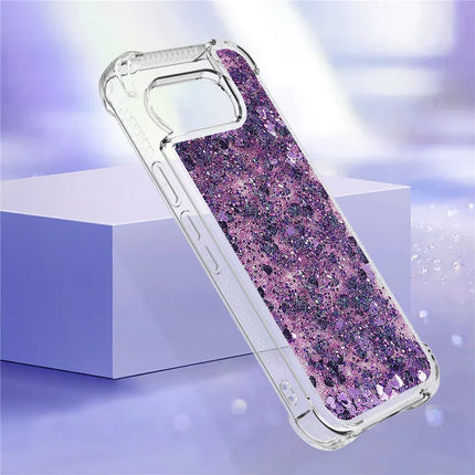 For Google Pixel 9a TPU Case Glitter Quicksand Shockproof Phone Back Cover