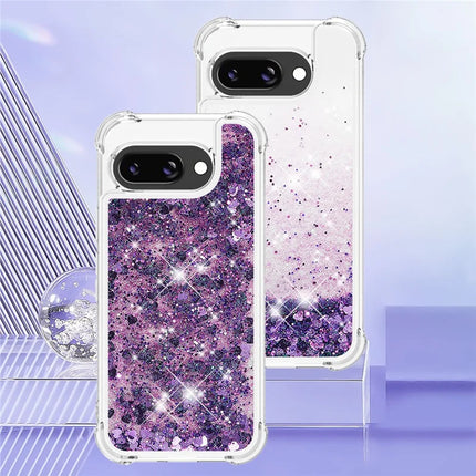 For Google Pixel 9a TPU Case Glitter Quicksand Shockproof Phone Back Cover