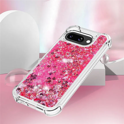 For Google Pixel 9a TPU Case Glitter Quicksand Shockproof Phone Back Cover