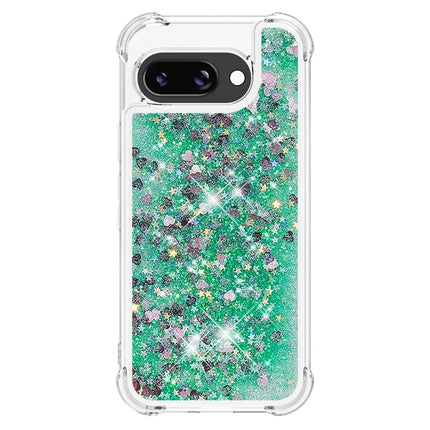 For Google Pixel 9a TPU Case Glitter Quicksand Shockproof Phone Back Cover