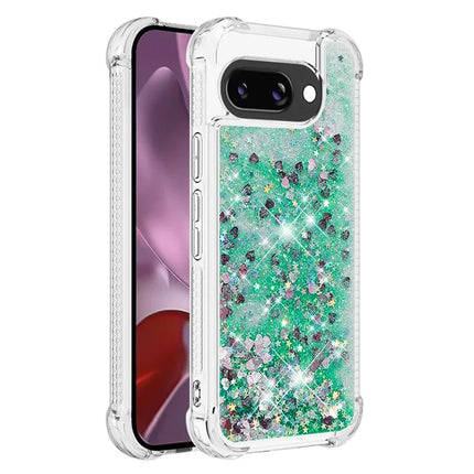 For Google Pixel 9a TPU Case Glitter Quicksand Shockproof Phone Back Cover