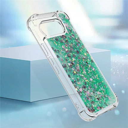 For Google Pixel 9a TPU Case Glitter Quicksand Shockproof Phone Back Cover