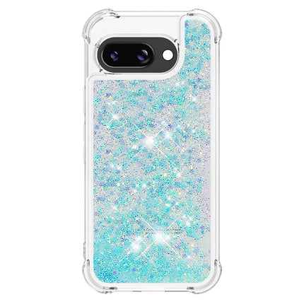 For Google Pixel 9a TPU Case Glitter Quicksand Shockproof Phone Back Cover
