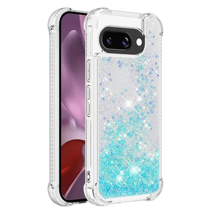 For Google Pixel 9a TPU Case Glitter Quicksand Shockproof Phone Back Cover