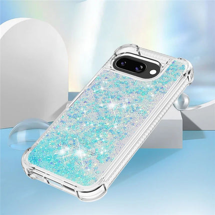 For Google Pixel 9a TPU Case Glitter Quicksand Shockproof Phone Back Cover