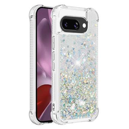 For Google Pixel 9a TPU Case Glitter Quicksand Shockproof Phone Back Cover