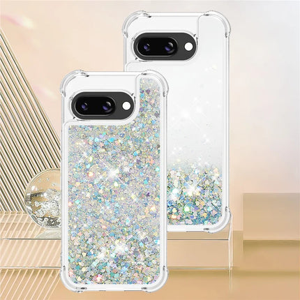 For Google Pixel 9a TPU Case Glitter Quicksand Shockproof Phone Back Cover