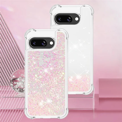 For Google Pixel 9a TPU Case Glitter Quicksand Shockproof Phone Back Cover