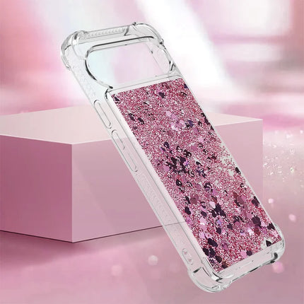 For Google Pixel 9 TPU Case Glitter Quicksand Shockproof Phone Back Cover
