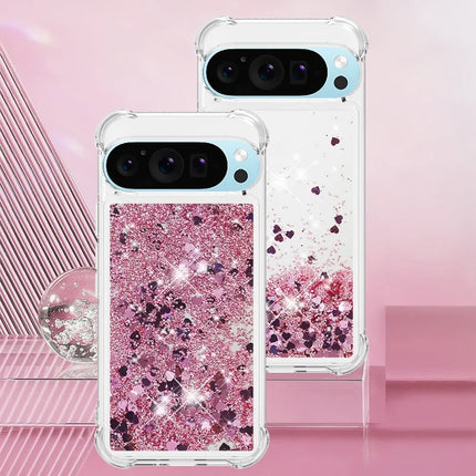 For Google Pixel 9 TPU Case Glitter Quicksand Shockproof Phone Back Cover