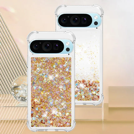 For Google Pixel 9 TPU Case Glitter Quicksand Shockproof Phone Back Cover