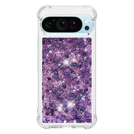 For Google Pixel 9 TPU Case Glitter Quicksand Shockproof Phone Back Cover