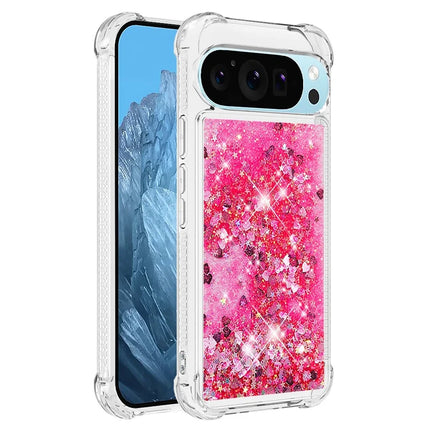For Google Pixel 9 TPU Case Glitter Quicksand Shockproof Phone Back Cover