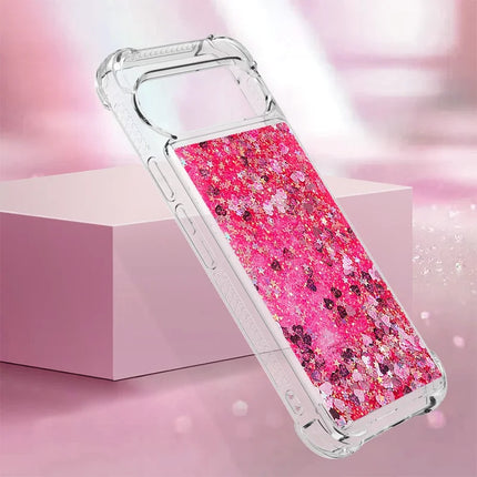 For Google Pixel 9 TPU Case Glitter Quicksand Shockproof Phone Back Cover
