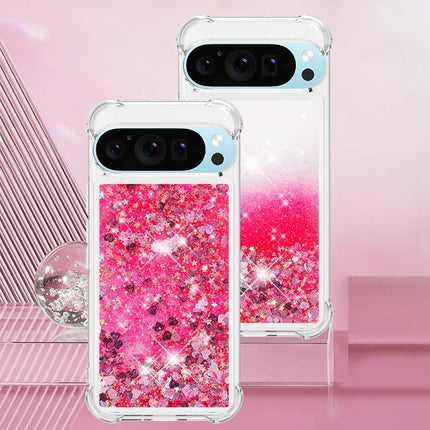 For Google Pixel 9 TPU Case Glitter Quicksand Shockproof Phone Back Cover