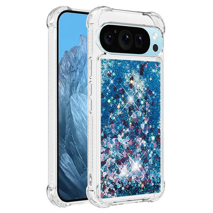For Google Pixel 9 TPU Case Glitter Quicksand Shockproof Phone Back Cover