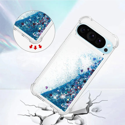 For Google Pixel 9 TPU Case Glitter Quicksand Shockproof Phone Back Cover