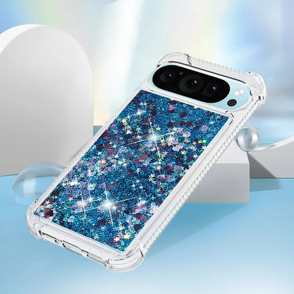 For Google Pixel 9 TPU Case Glitter Quicksand Shockproof Phone Back Cover