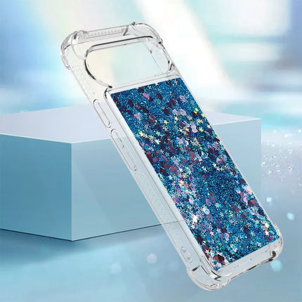 For Google Pixel 9 TPU Case Glitter Quicksand Shockproof Phone Back Cover