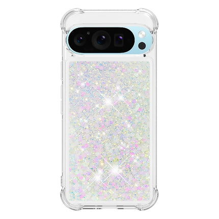 For Google Pixel 9 TPU Case Glitter Quicksand Shockproof Phone Back Cover