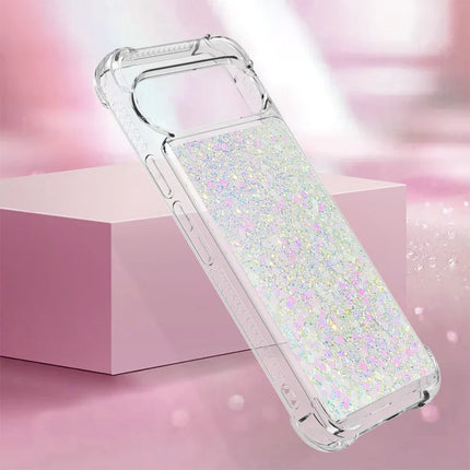 For Google Pixel 9 TPU Case Glitter Quicksand Shockproof Phone Back Cover
