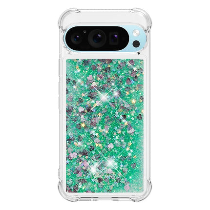 For Google Pixel 9 TPU Case Glitter Quicksand Shockproof Phone Back Cover