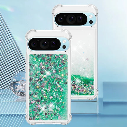 For Google Pixel 9 TPU Case Glitter Quicksand Shockproof Phone Back Cover