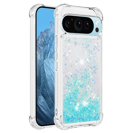 For Google Pixel 9 TPU Case Glitter Quicksand Shockproof Phone Back Cover