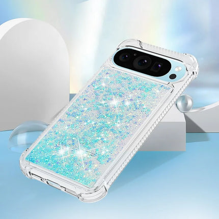 For Google Pixel 9 TPU Case Glitter Quicksand Shockproof Phone Back Cover