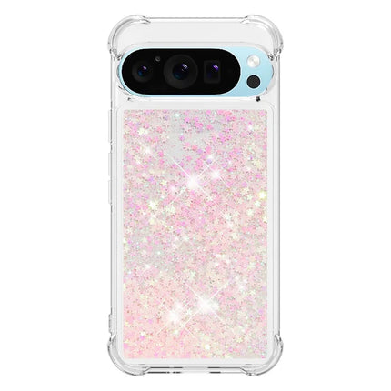 For Google Pixel 9 TPU Case Glitter Quicksand Shockproof Phone Back Cover