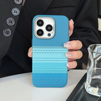 For iPhone 16 Pro Max Case Compatible with MagSafe PC Phone Back Cover with Metal Buttons
