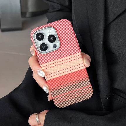 For iPhone 16 Pro Max Case Compatible with MagSafe PC Phone Back Cover with Metal Buttons