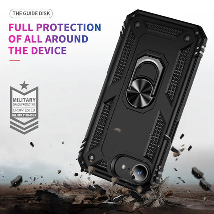 For iPhone 16e Case PC + TPU Phone Cover with Kickstand